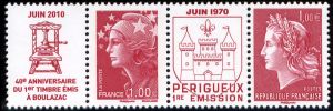 timbre N° 4461-4462, Marianne de Cheffer et Marianne de Beaujard