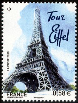 timbre N° 4517, Capitales européennes Paris (Tour Eiffel)