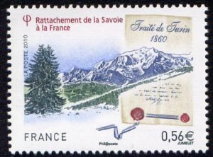 timbre N° 4441, Rattachement de la Savoie à la France