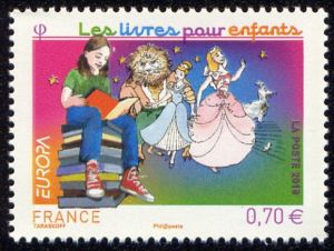 timbre N° 4445, Europa Livres pour enfants