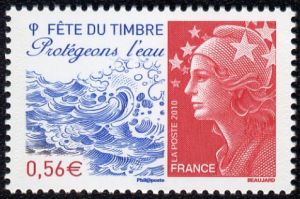 timbre N° 4439, Fête du timbre, Protégeons l'eau