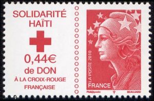 timbre N° 4434, Solidarité Haïti