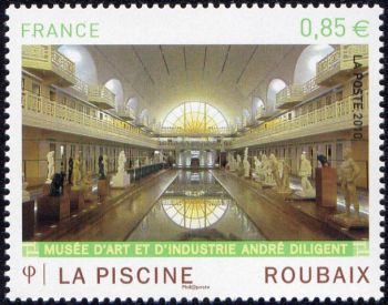 timbre N° 4453, Musée d'art et d'industrie André Diligent, La Piscine Roubaix