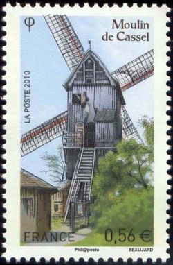timbre N° 4486, Moulin de Cassel