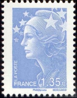 timbre N° 4476, Marianne de Beaujard