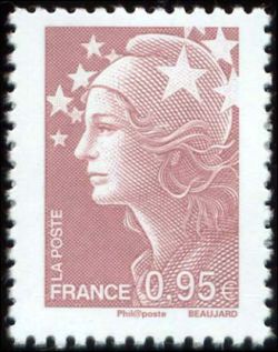 timbre N° 4475, Marianne de Beaujard