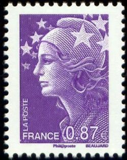 timbre N° 4474, Marianne de Beaujard