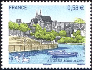 timbre N° 4543, Angers (Maine et Loire)