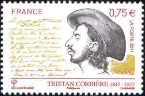  Tristan Corbière (1845-1875) né à Ploujean en Bretagne figure du « poète maudit ». 