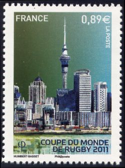 timbre N° 4578, Coupe du monde de Rugby 2011