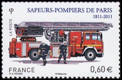 timbre N° 4590, Sapeurs pompiers de Paris