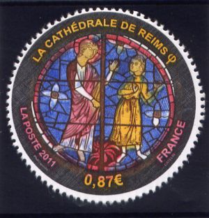 timbre N° 4549, 800éme anniversaire de la cathédrale de Reims