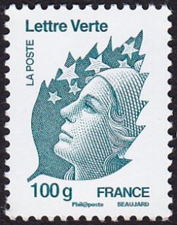 timbre N° 4595, Marianne de Beaujard