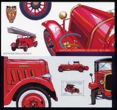 timbre N° 63, Sapeurs pompiers de Paris