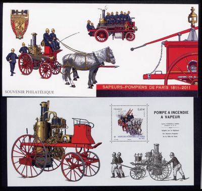 timbre N° 64, Sapeurs pompiers de Paris