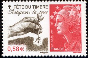 timbre N° 4534, Fête du timbre - Protégeons la terre