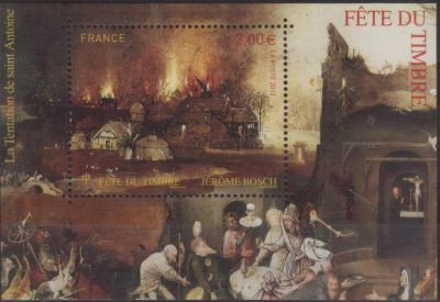 timbre N° F4689, Fête du timbre, La tentation de Saint-Antoine