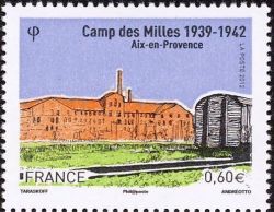 timbre N° 4685, Camp des Milles 1939-1942 (Aix-en-Provence)