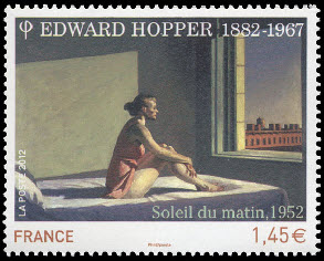 timbre N° 4633, Edward Hopper 1882-1967 Soleil du matin, 1952
