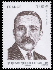 timbre N° 4635, Henri Queuille (1884-1970)  homme d'État français. Plusieurs fois ministre sous la Troisième République