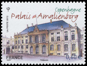 timbre N° 4638, Copenhague ( Palais Amalienborg )