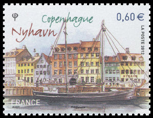 timbre N° 4640, Copenhague ( Canal de Nyhavn)