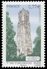  Les chemins de Saint-Jacques-de-Compostelle <br>Tour St Jacques à Paris