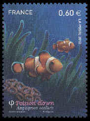 timbre N° 4646, Faune marine, Poisson clown - Amphiprion Ocellaris