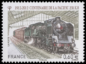 timbre N° 4655, Centenaire de la Pacific 231K8