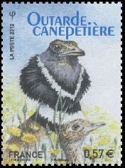  Centenaire de la ligue pour les protection des oiseaux <br>Outarde canepetière