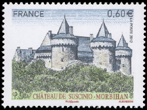 timbre N° 4662, Château de Suscinio (Morbihan), Résidence des ducs de Bretagne