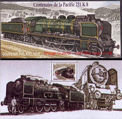 timbre N° 68, Centenaire de la Pacific 231K8