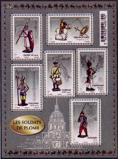 timbre N° F4665, Soldats de plomb