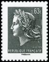  La Vème république au fil du timbre, Marianne de Cheffer 