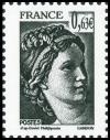  La Vème république au fil du timbre, Sabine de Gandon 