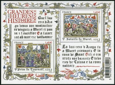 timbre N° F4828, Les grandes heures de l'histoire de France