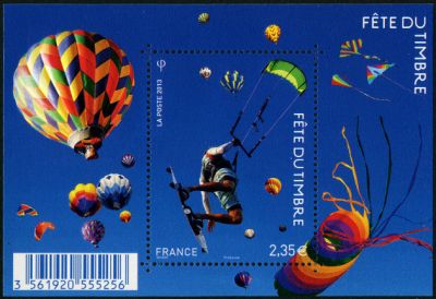 timbre N° F4810, Fête du timbre Le timbre fête l'air