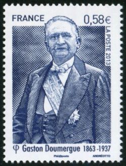 timbre N° 4793, Gaston Doumergue (1863-1937)