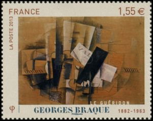 timbre N° 4801, Georges Braque (1882-1963) - Le guéridon