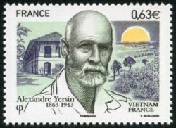 timbre N° 4798, Alexandre Yersin (1863-1943)