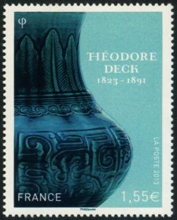 timbre N° 4797, Théodore Deck (1823-1891)