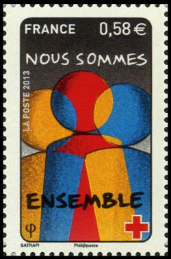 timbre N° 4822, Au profit de la Croix-Rouge