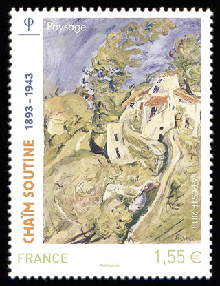 timbre N° 4716, Chaïm Soutine 1893-1943