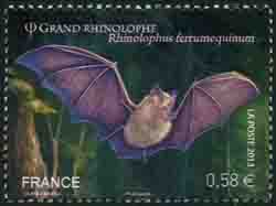 timbre N° 4739, Les chauves-souris