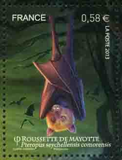 timbre N° 4740, Les chauves-souris