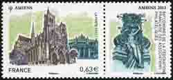 timbre N° 4748, 86ème congrès de la fédération française des associations philatéliques à Amiens