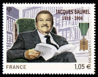 timbre N° 4754, Jacques Baumel (1918-2006)