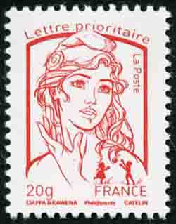 timbre N° 4767, Marianne de Ciappa et Kawena