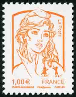 timbre N° 4770, Marianne de Ciappa et Kawena