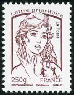 timbre N° 4773, Marianne de Ciappa et Kawena